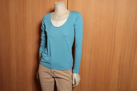 ESPRIT L'armshirt Türkis m. Einsatz, neuwert., Gr. M