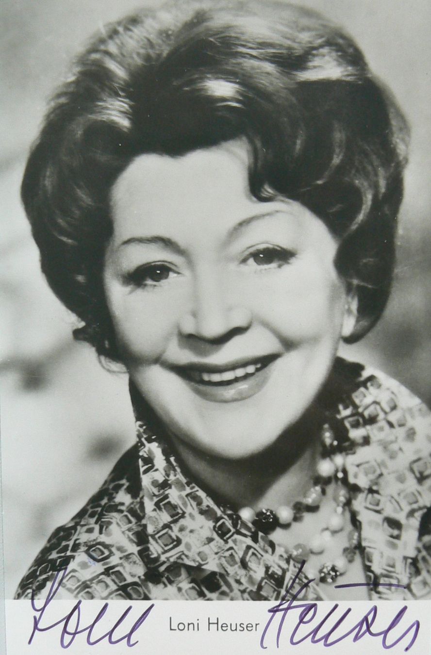 Autografi: Loni Heuser (1908-1999) Schauspielerin - Autogramm – Usato da Dietikon venduto da cyranos1