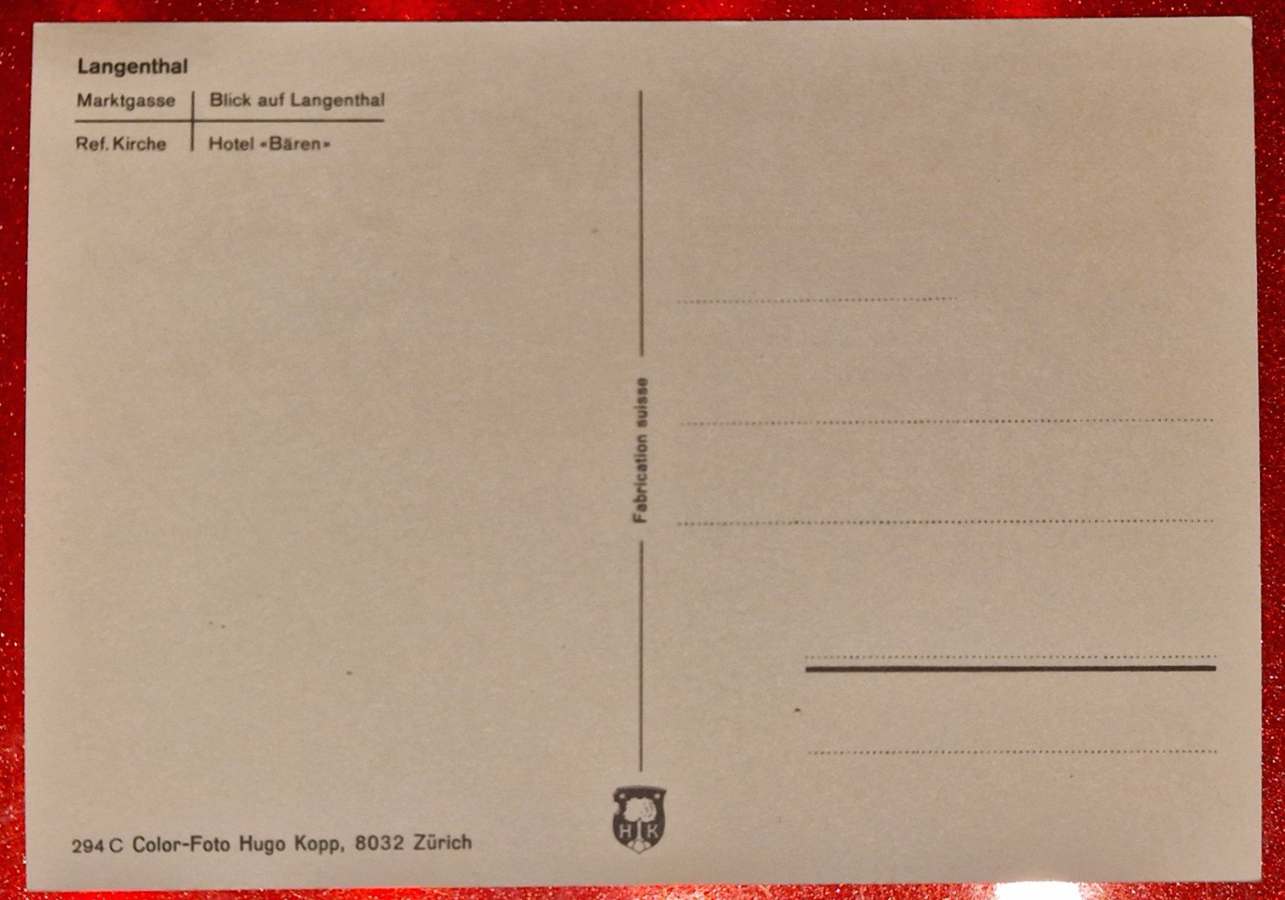Cartoline postali: Langenthal -  Mehrbildkarte top – Nuovo (secondo la descrizione) da Melchnau venduto da Arthurius 1
