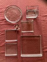 Verschiedene Glasschalen