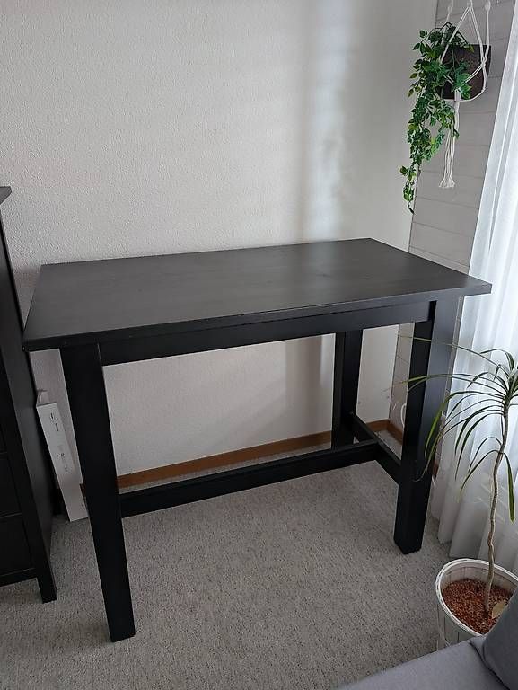 Ikea Tavoli: Hochtisch / Bartisch schwarz Holz – Usato da Goldiwil (Thun) venduto da elocinsta