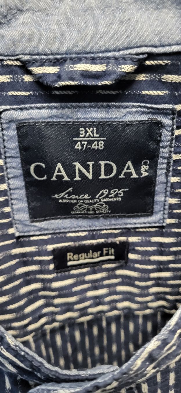 Camicie: Canda Herrenhemd, Gr. 3XL (47/48) – Usato da Figino venduto da mayam63 1