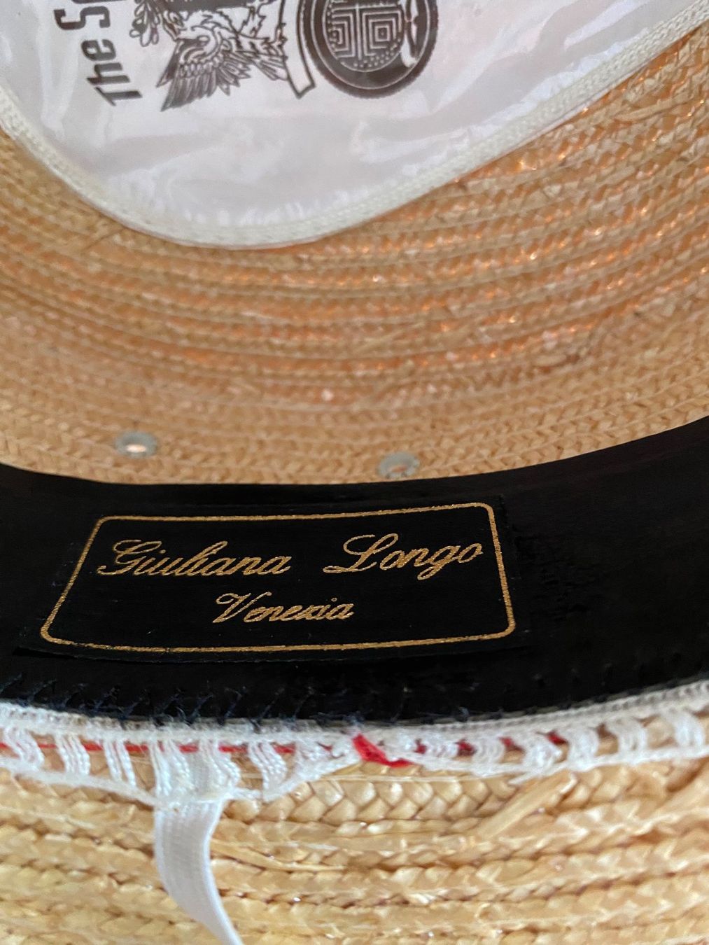 Copricapi, berretti & cappellini: Echter Gondoliere Strohhut aus Venedig, Gr. 56 – Usato da Rüschlikon venduto da Emma01 4