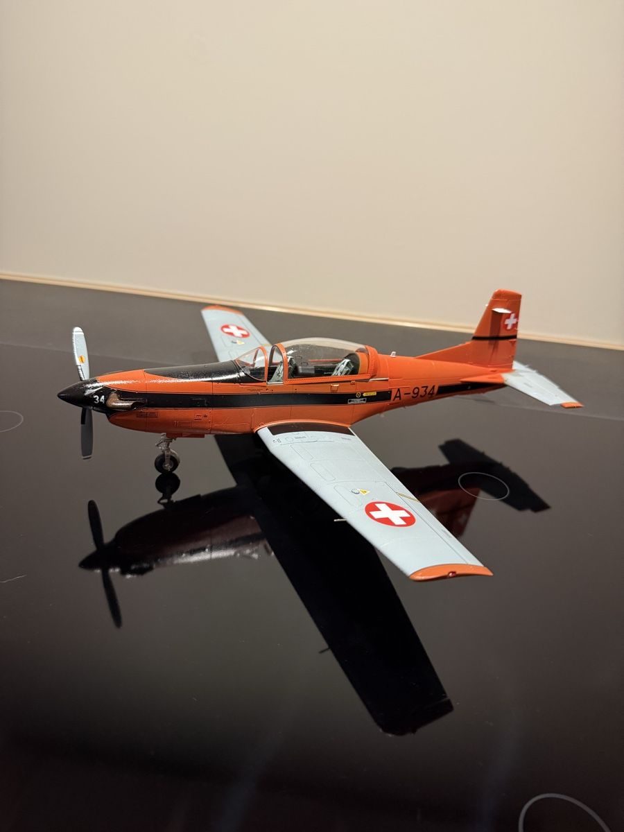 Schweizer Armee Modellbausätze & Standmodelle: 1/32 PC-7 Turbotrainer CH-Luftwaffe – Neu (gemäss Beschreibung) aus Ueken von ming-wing 4