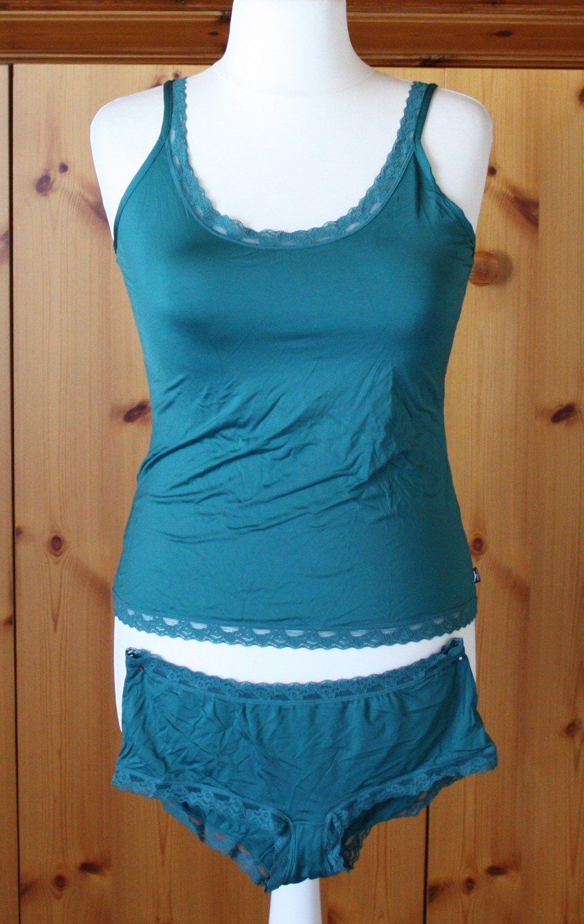 Sonstige Unterwäsche: Set: Unterhemd mit Slip LIKE IT petroll Gr. L – Neu (gemäss Beschreibung) aus Flüelen von Diversicum-Textil
