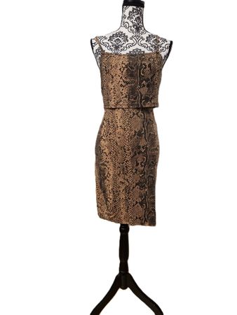Schlangenmuster Kleid Gr. 38 Top Zustand