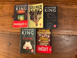 Lot de 5 livres de poche Stephen King