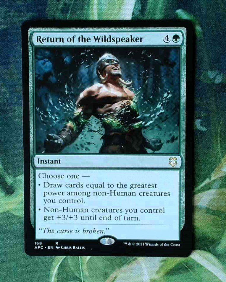 Magic The Gathering Sammelbilder & Trading cards: Return of the Wildspeaker - MTG – Gebraucht aus Zürich von