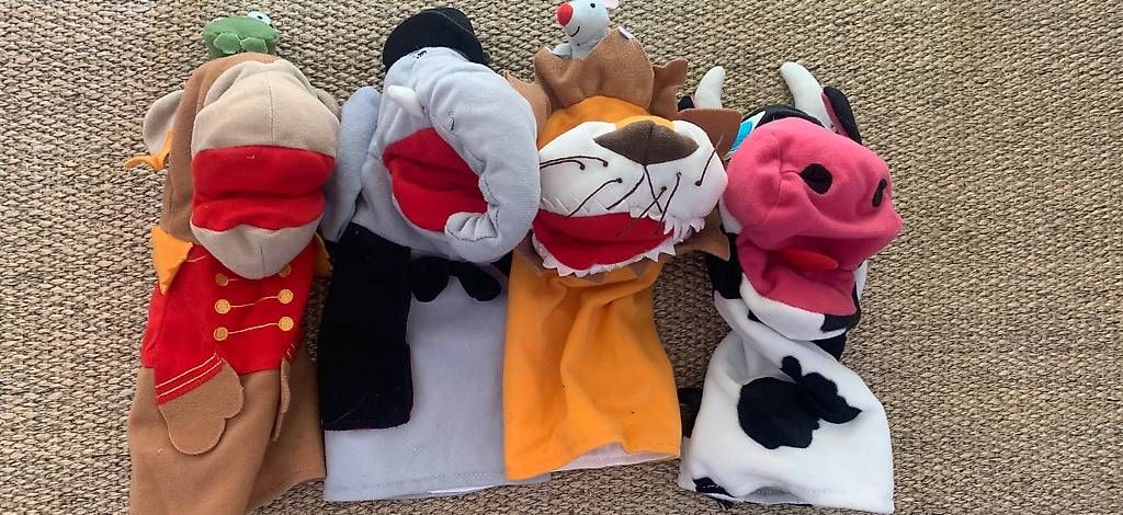 Giocattoli: 4 Handpuppen – Usato da Wabern venduto da walsn1