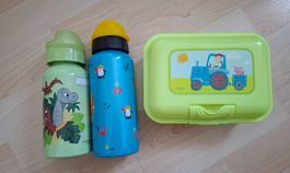2xTrinkflasche und 1xZnünibox