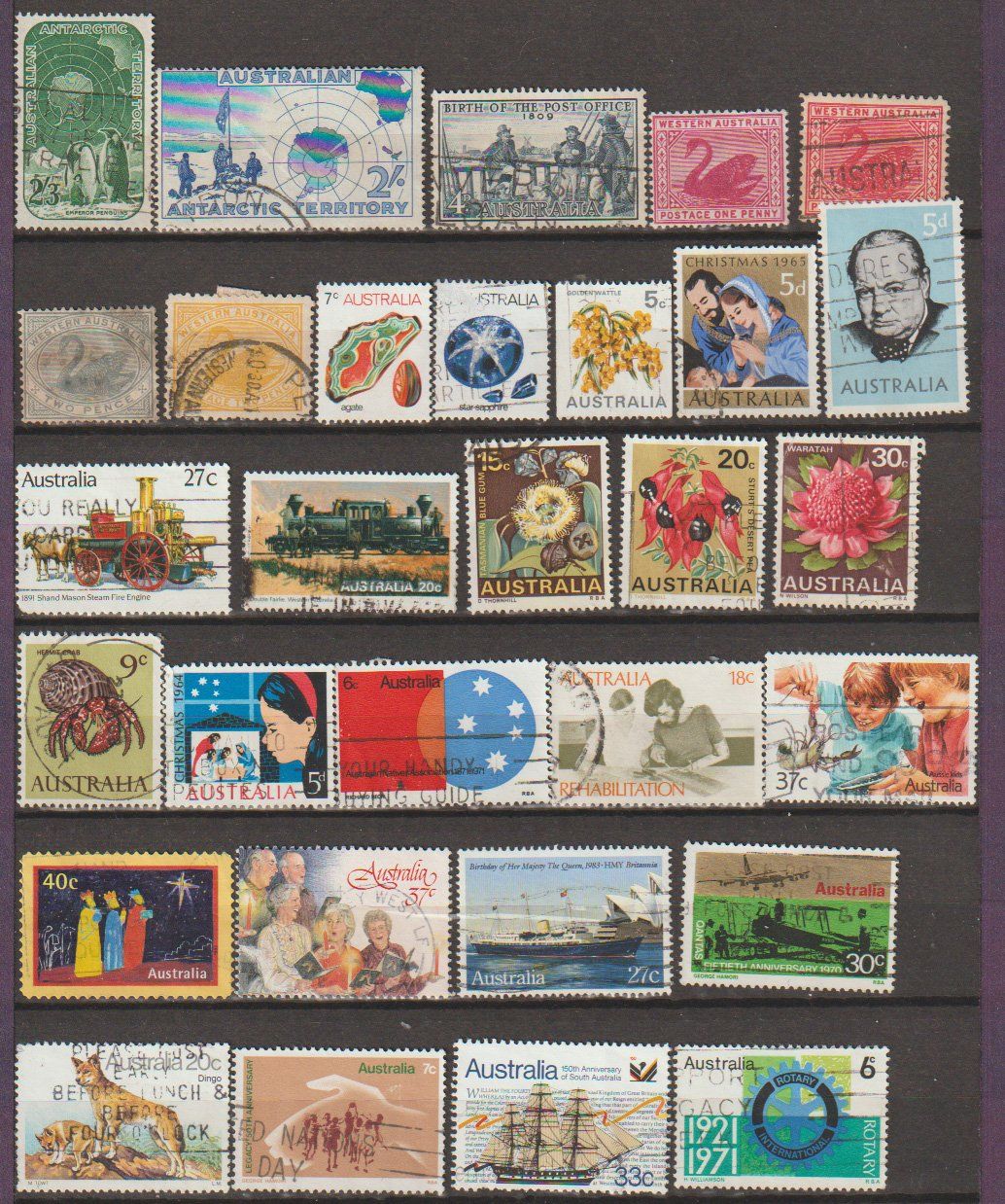 Tutti i francobolli: Australie Collection – Usato da Crans-Montana venduto da kira56