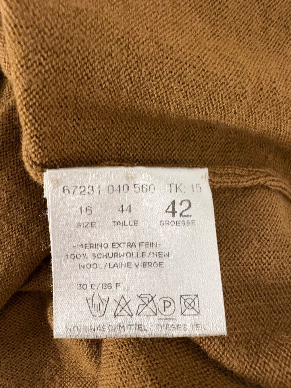 Maglioni & Felpe: ARA Merino Pullover Gr. 40 beige Strickpullover – Nuovo (secondo la descrizione) da Regensdorf venduto da secondchancefashion 4