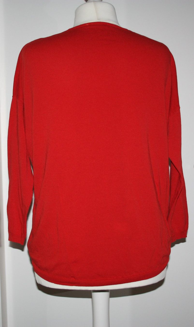 Maglioni & Felpe: Pullover mit V-Ausschnitt rot Gr. XL – Usato da Flüelen venduto da Diversicum-Textil 2