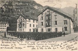 Walenstadt SG Infanterie Inspektion der Kompanie