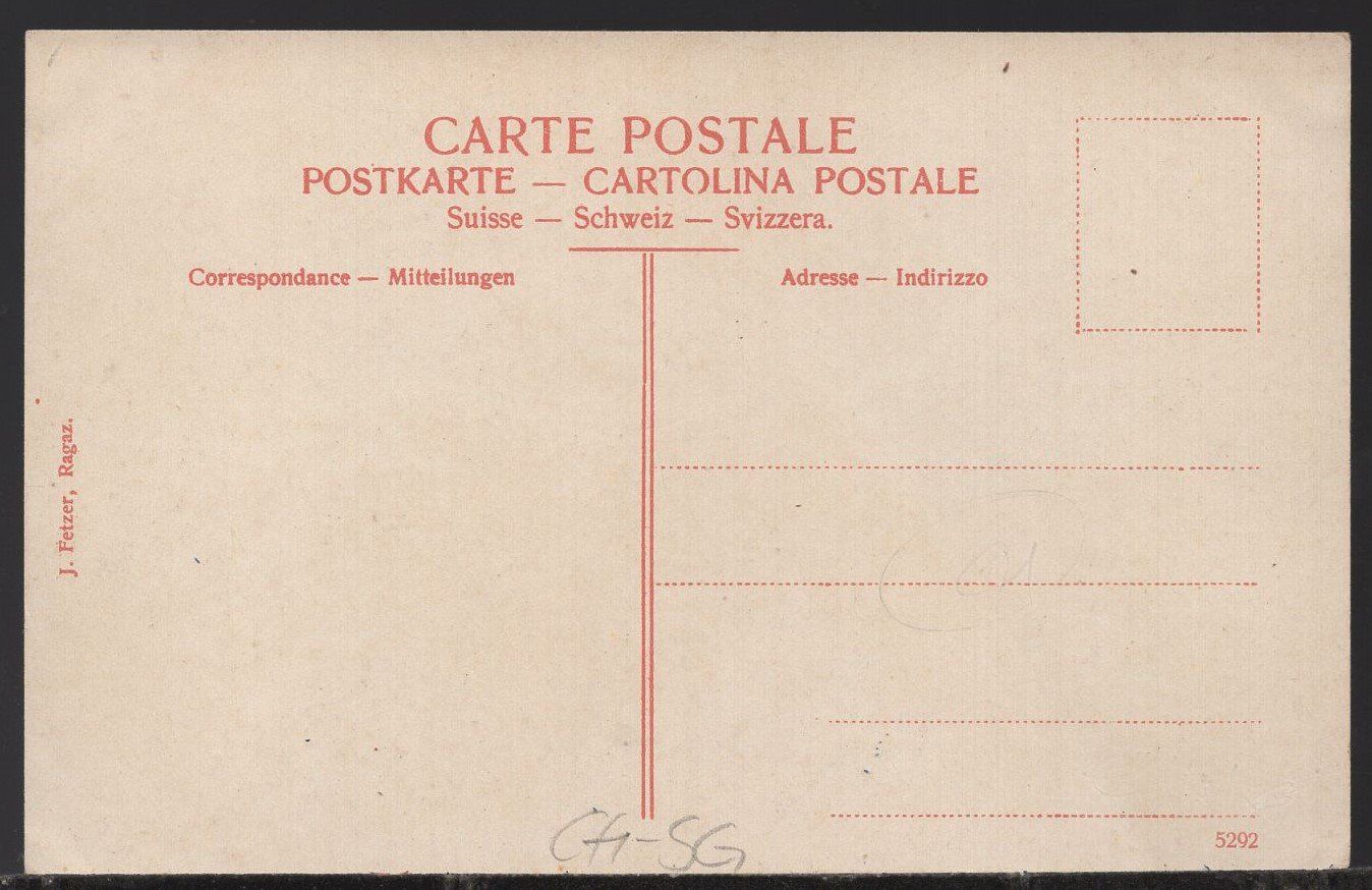 Cartes postales: Dorf Pfäfers bei Ragaz – D'occasion à Aarau par kufi44 1