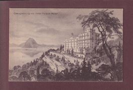 CASTAGNOLA - Lugano - Hotel Pension Müller - 1920