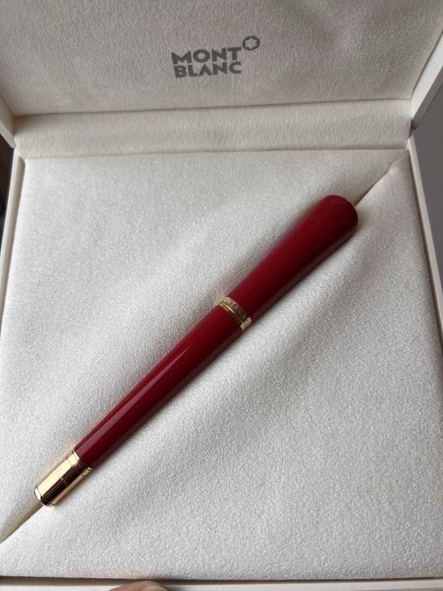 Montblanc Penna & Evidenziatori: MONTBLANC Muses Marilyn Monroe Rollerball in rot – Usato da Zürich venduto da car_x52z 2