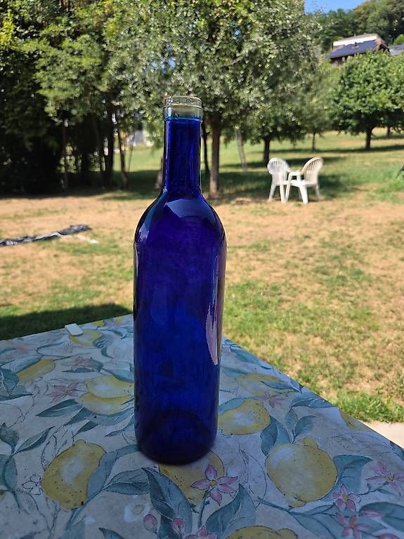 Altro in Stoviglie & Bicchieri: Blaue Glasflaschen – Usato da Egolzwil venduto da T2K