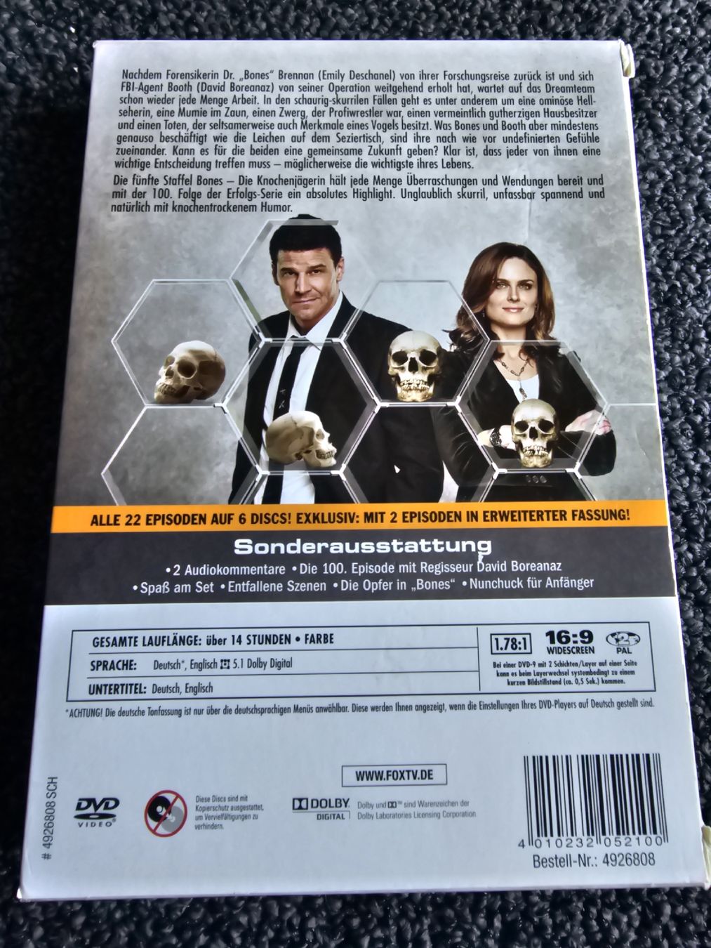 Tutti i DVDs: Bones - Die Knochenjägerin, Staffel 5 – Usato da Ruswil venduto da jan_bxl5 1