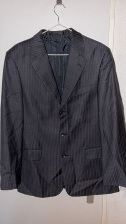 Costume 2 pièces rayé Balthazar T.48 Laine Vierge