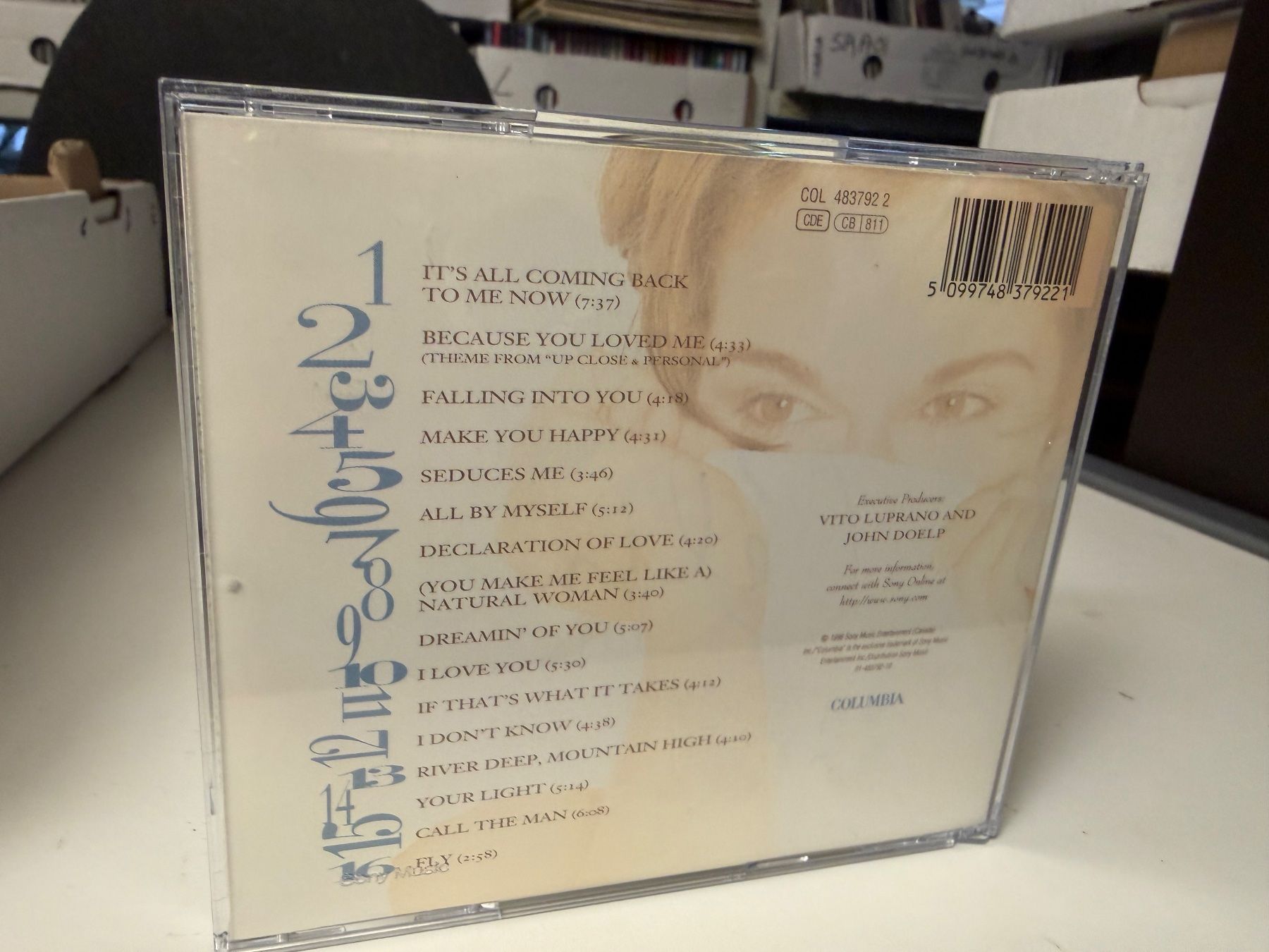 CD: Celine Dion - Falling into You - SRA05A – Usato da Küsnacht ZH venduto da pdproject 1