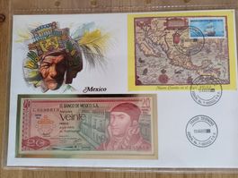 Banknotenbrief Mexico