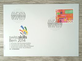 TR12 Enveloppe + Timbre Suisse 2014