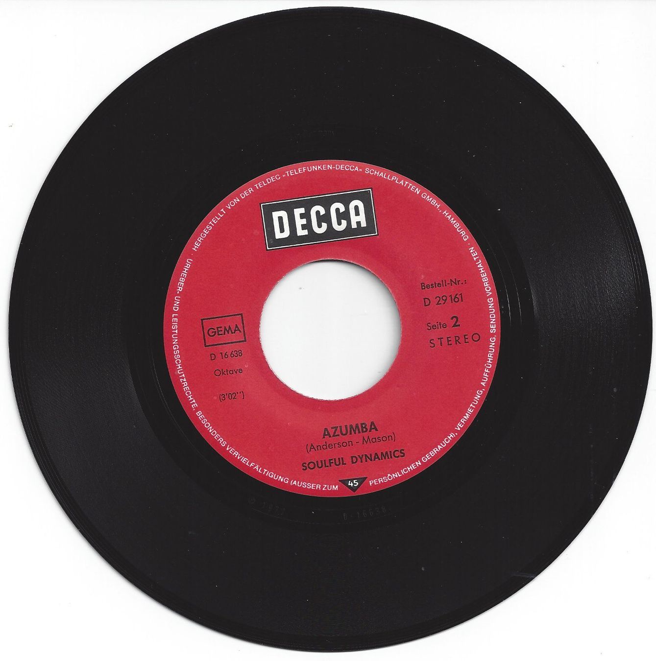 Dischi in vinile: SOULFUL DYNAMICS: Coconut from Congoville / Azumba – Usato da Bäch SZ venduto da Parog 2