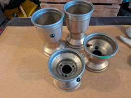 Vier Metallfelgen für Kart gebraucht guter Zustand