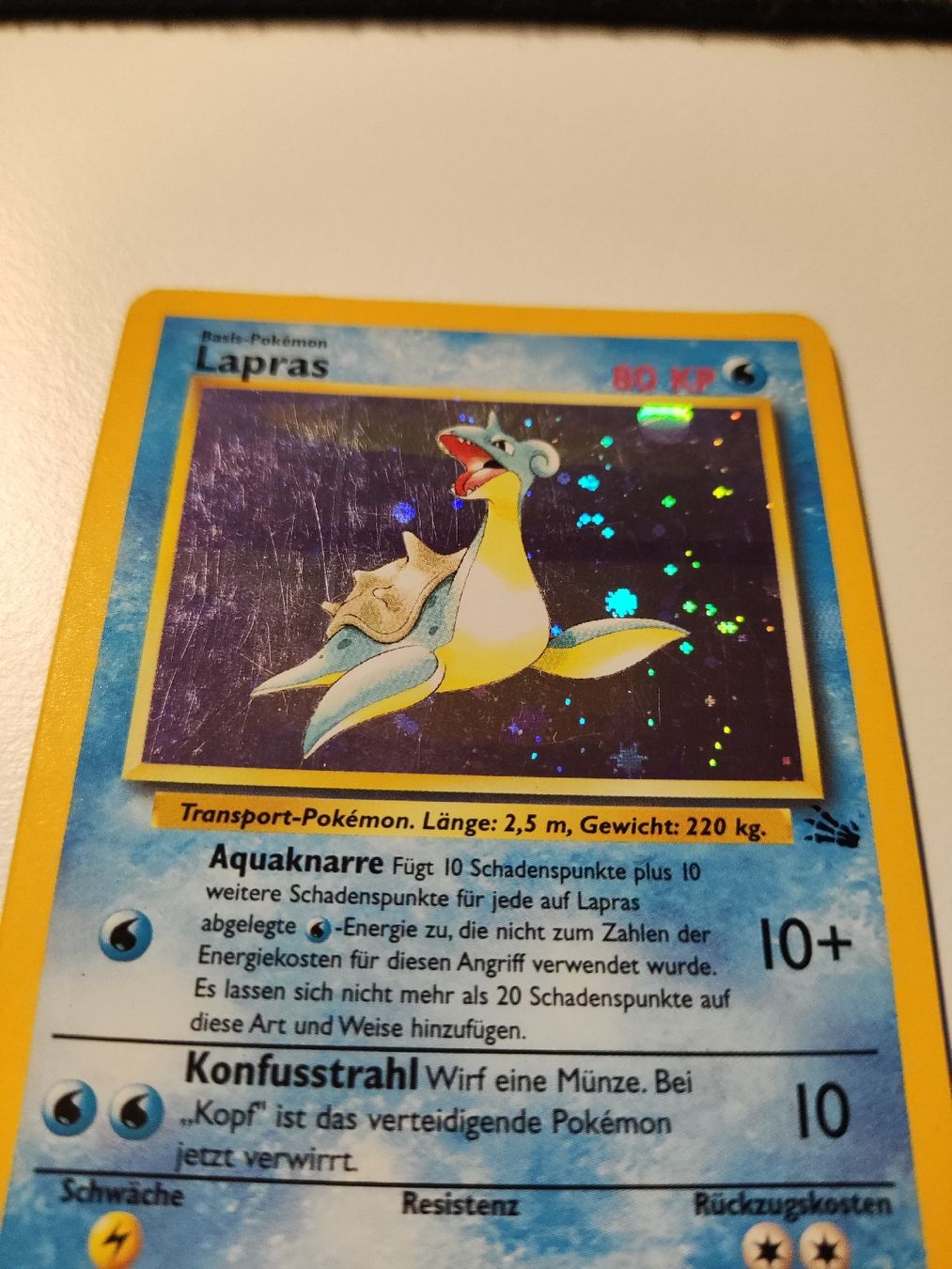 Pokémon Carte collezionabili: Lapras Holo -Vintage 10/62 – Usato da Wilen b. Wollerau venduto da ATS90 2