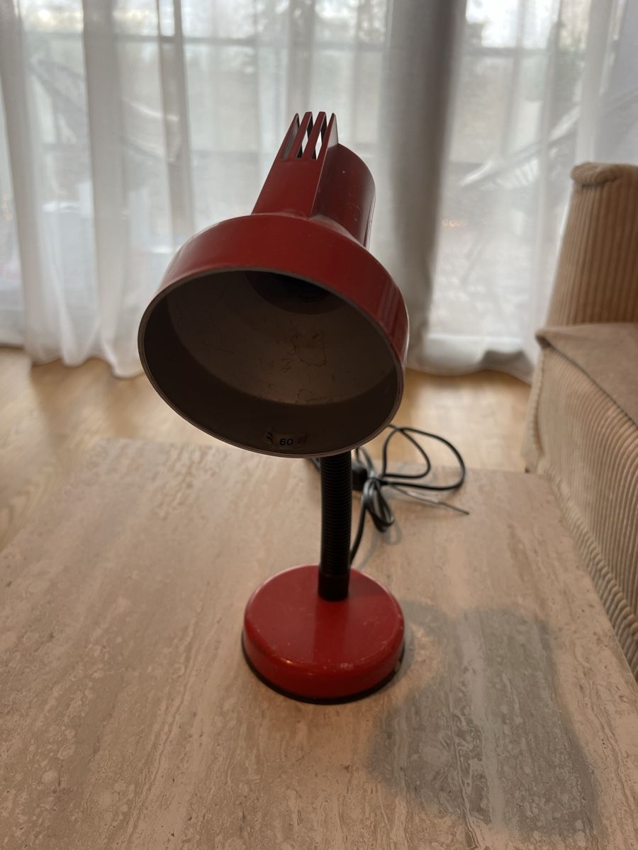 Lampade: Vinttage Lampe Rot – Usato da Glattpark(Opfikon) venduto da Kristina.swiss 1