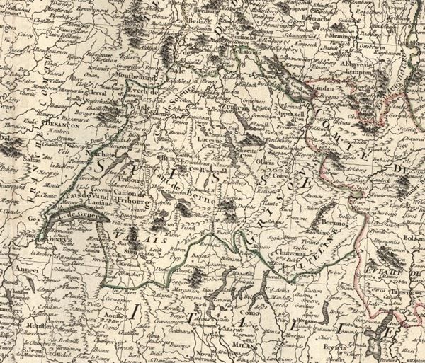 Landkarten & Atlanten: Deutschland  Kupferstichkarte – Gebraucht aus Rafz von Helvet32 2