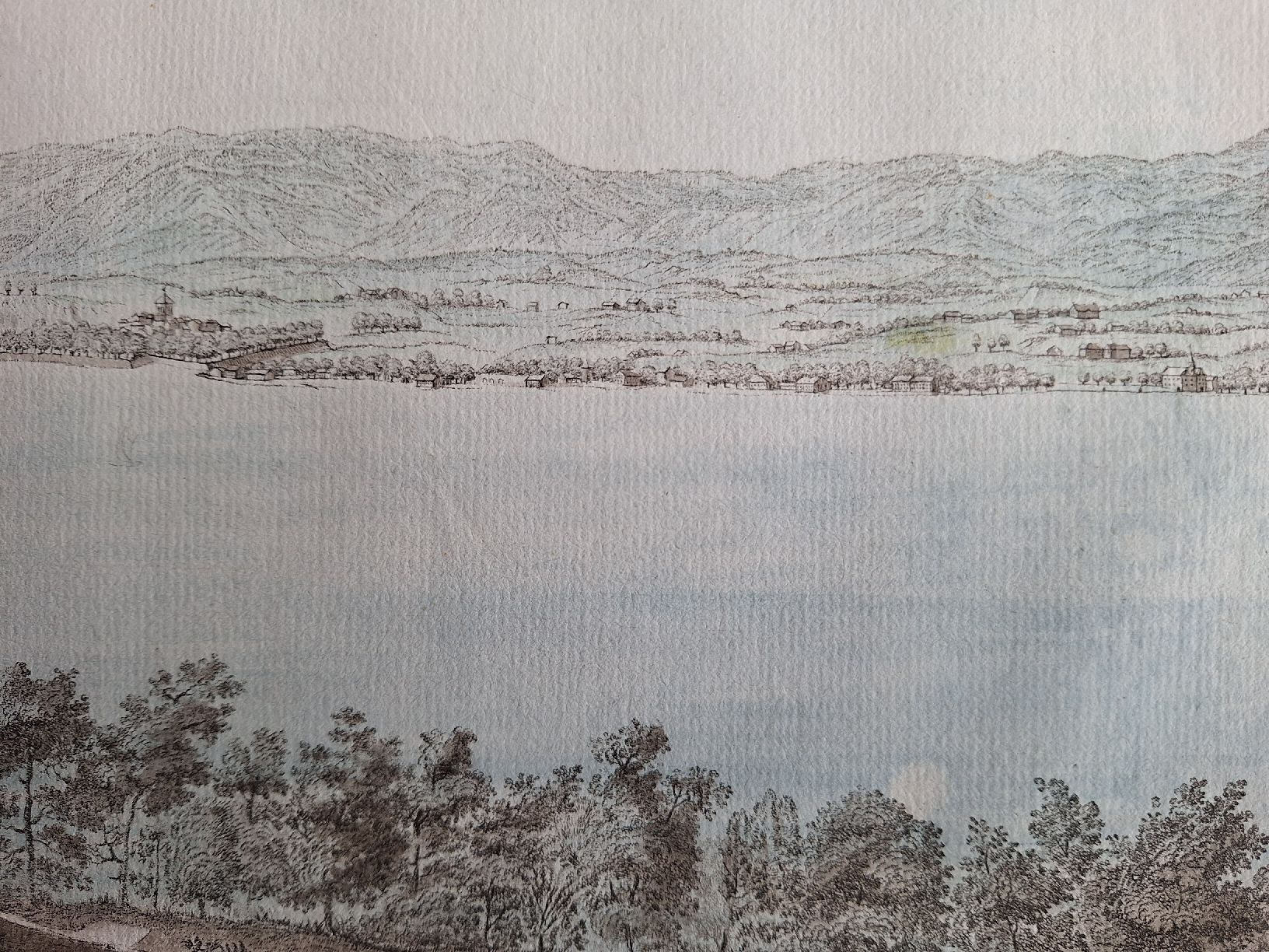 Incisioni: GENEVE DE COLOGNY  Grande gravure – Usato da Bevaix venduto da bohrap 3