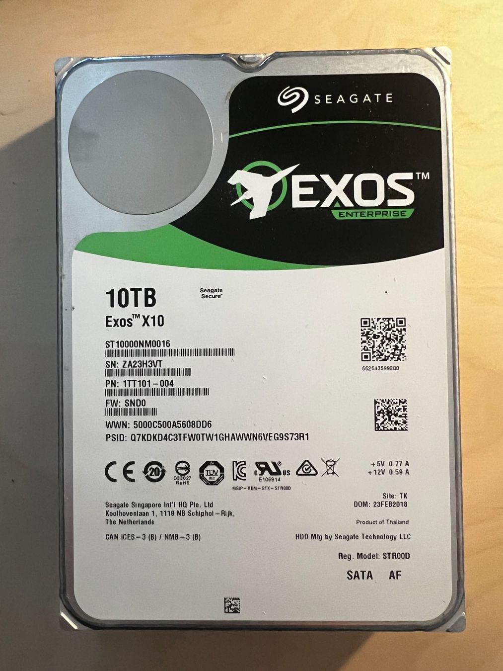 Seagate Dischi rigidi: Seagate Exos X10 Enterprise 10 tB – Usato da Neuchâtel venduto da antbot