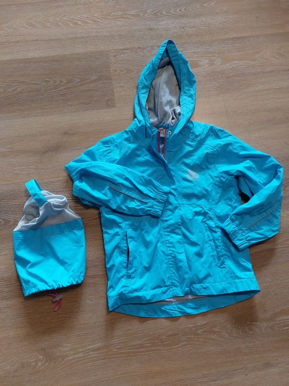 Mädchen Regenjacke Mit Fleece-Futter - Wasserdicht & Winddicht Mit Kapuze