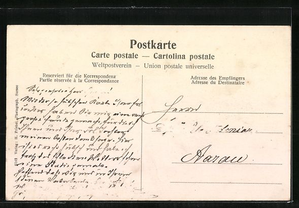 Cartoline postali: AK Menzberg, Panorama – Usato da Berlin venduto da bartko-reher 1