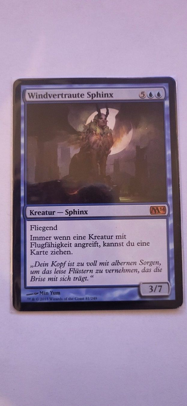 Magic The Gathering Sammelbilder & Trading cards: MTG - Windvertraute Sphinx – Gebraucht aus Münsingen von Heroism2010