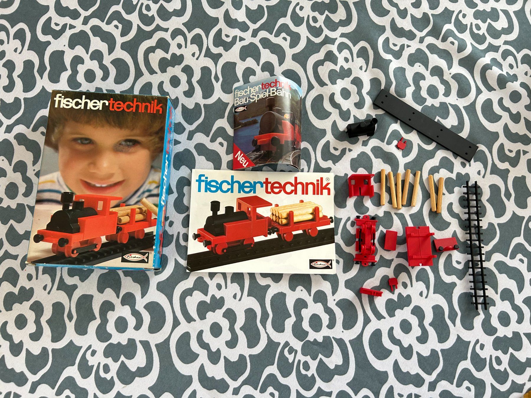 Fischer Kit di costruzioni: Fischer Technik Bau-Spiel-Bahn vintage 70s – Usato da Lausanne venduto da Retro-geek 2
