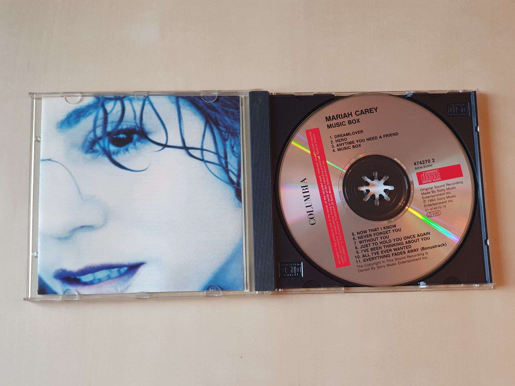 CD: Mariah Carey Music Box – Usato da Stansstad venduto da collectorsshop 2