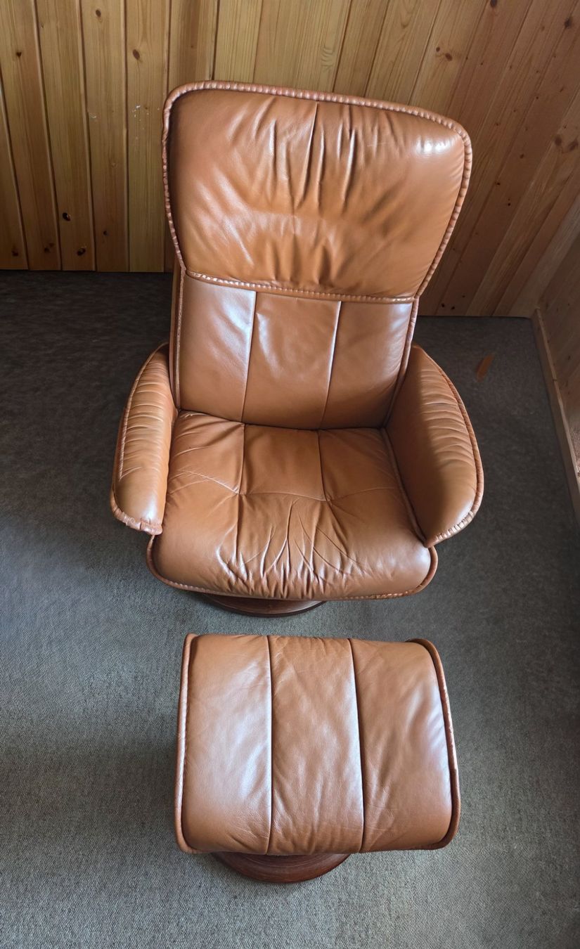 Stressless Poltrone: Stressless-Stuhl mit Hocker – Usato da Berneck venduto da 2vulkan55 3