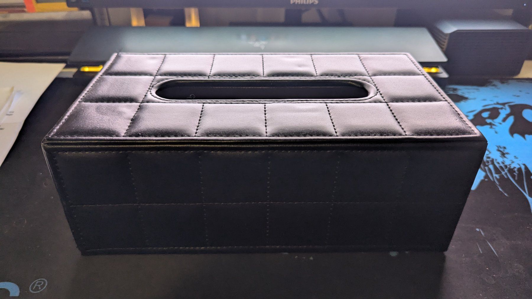 Sonstige Dekorationen & Accessoires: Taschentuchbox aus Lederimitat, elegant, Schwarz – Neu und originalverpackt aus Wichtrach von itstrue 1