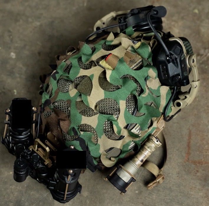 Uniformi & Effetti personali: Helm Überzug Helmet Scrim M81 – Nuovo e nell'imballaggio originale da Subingen venduto da Guss91