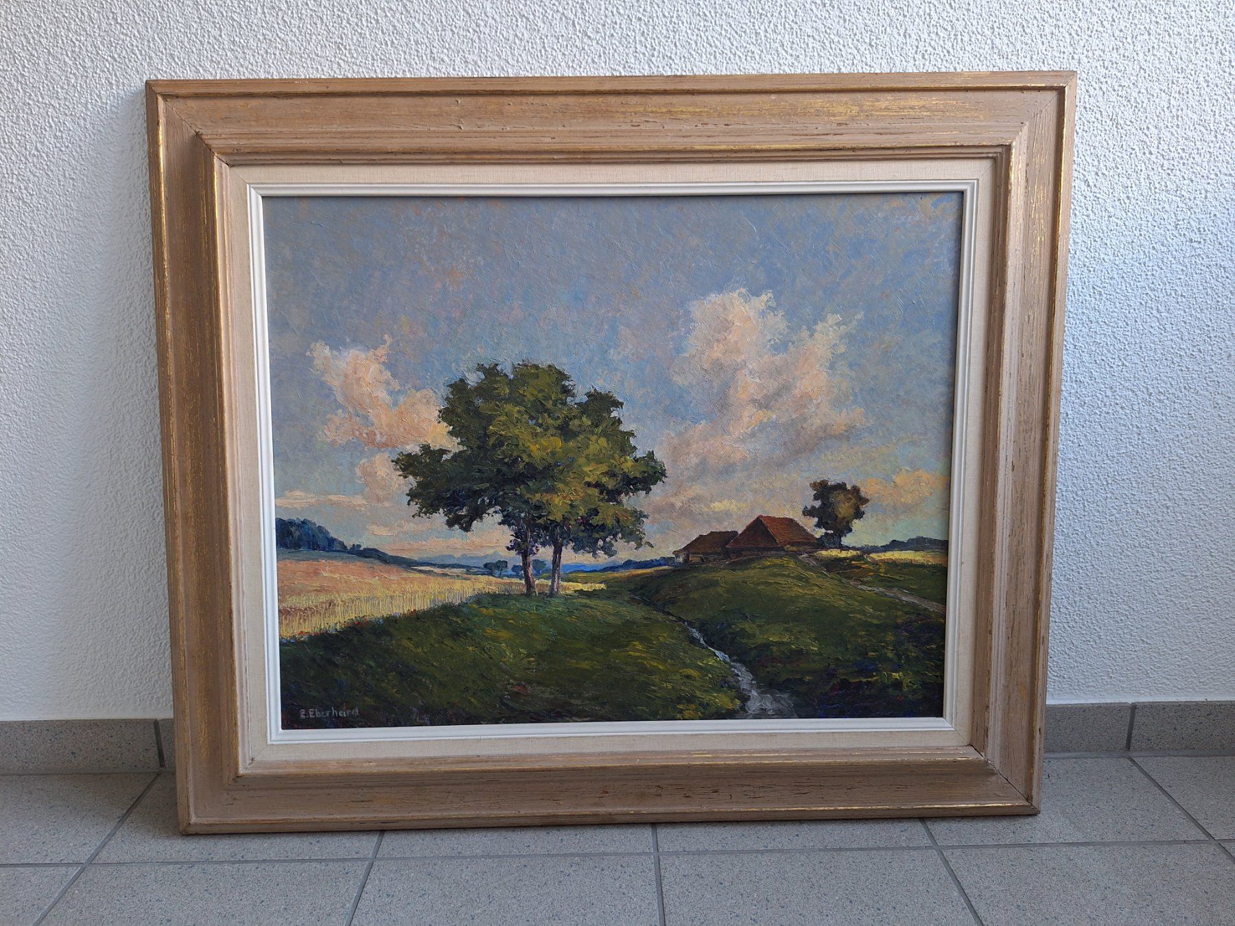 Dipinti: Ölbild von Ernst Eberhard – Usato da Sempach venduto da Incahuasi