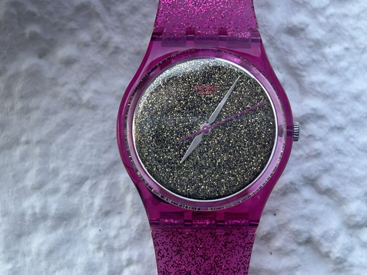 Swatch Orologi: Swatch Uhr, Gent pink- gold – Usato da Möhlin venduto da seerose6 6