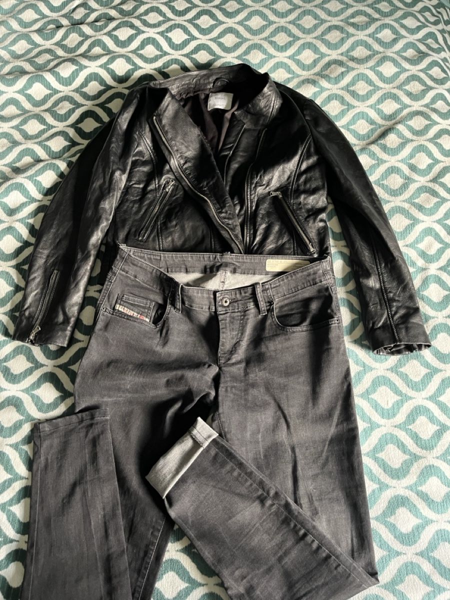 Diesel Lotti di vestiti: Diesel Jeans und Mango Lederjacke – Usato da Hochdorf venduto da Forestgreen