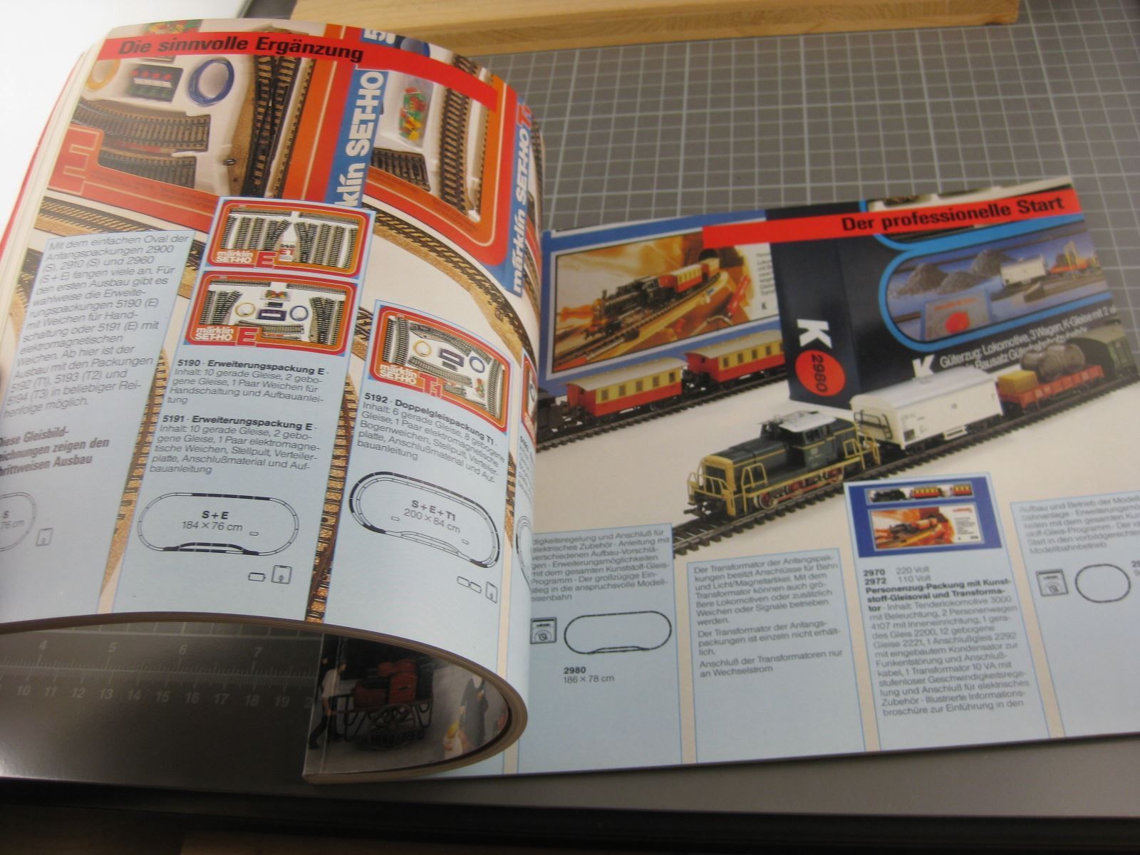 Märklin Modellini di ferrovie: Märklin Katalog 1988/89 D plus Prospekt – Usato da Malters venduto da Marosko 2