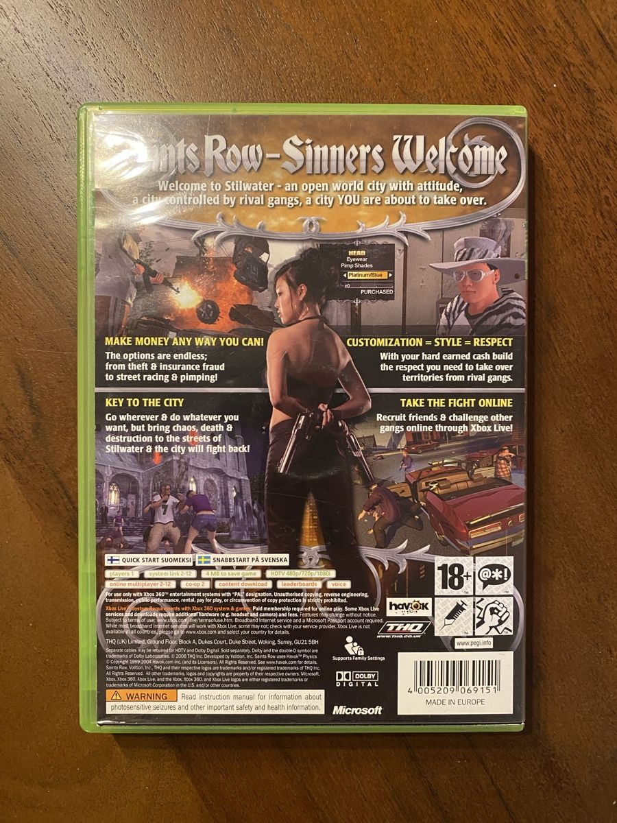 Microsoft Spiele: Saints Row für Xbox 360 – Gebraucht aus Thunstetten von Virus_33 2