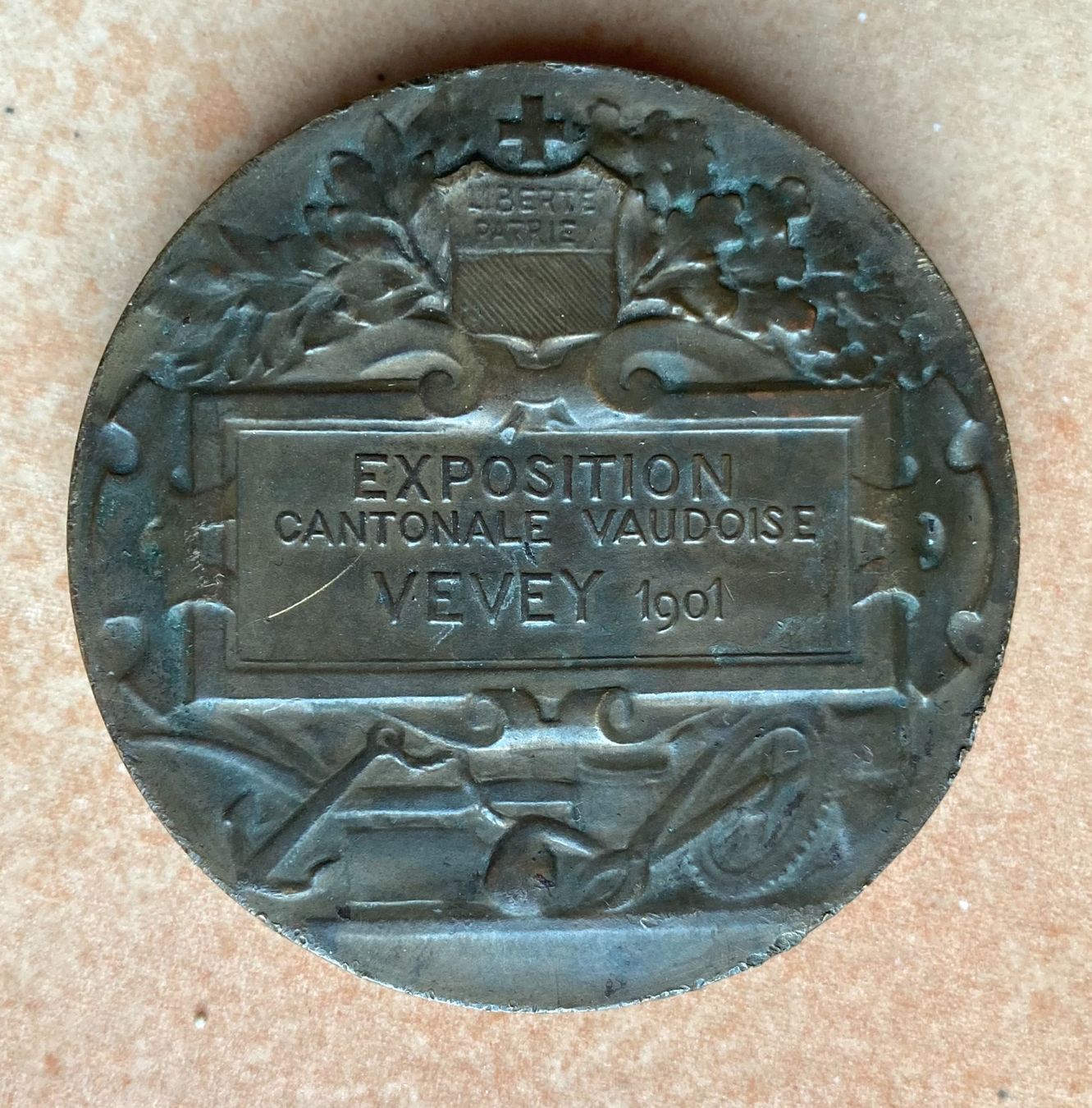 Médailles: Médaille Exposition cantonale Vaudoise - Vevey 1901 – D'occasion à Versoix par HELVETICA_1