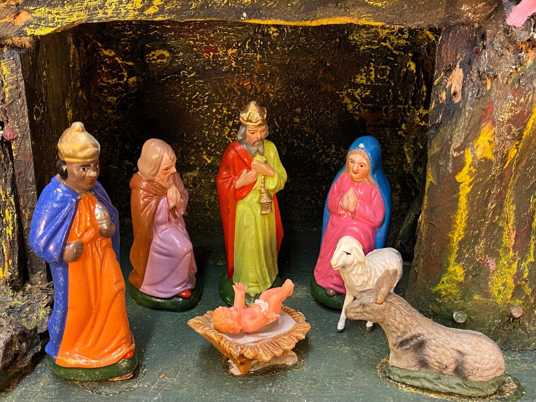 Tutte le decorazioni: Vintage Kleine Krippe – Usato da Schaffhausen venduto da Magnet 9