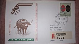Swissair Geneve - Libreville 03.11.1971